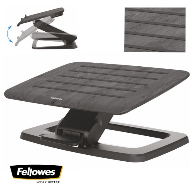 Comprar Reposapiés Fellowes Hana Autoajustable Negro