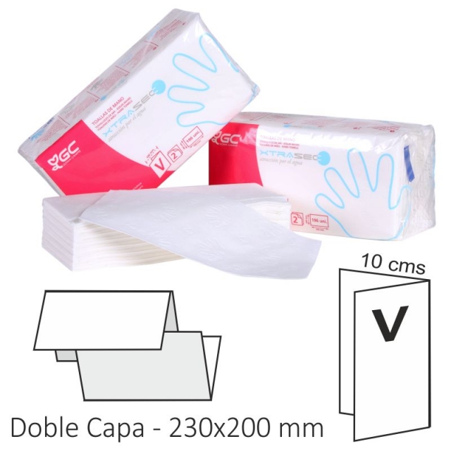 Comprar Toallas de manos de papel engarzadas, plegadas V / C