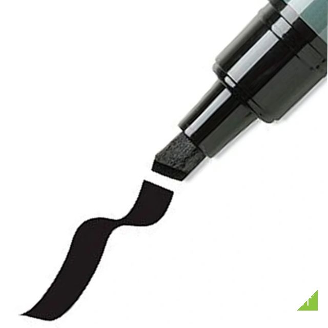marcador rotulador permanente indeleble negro