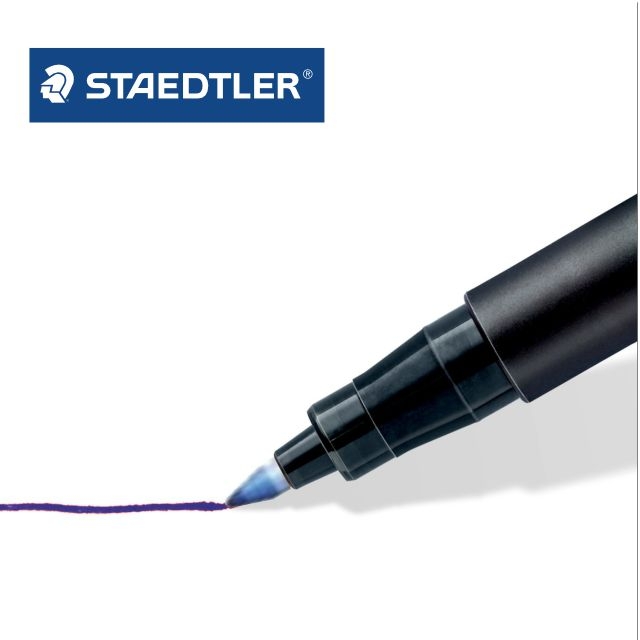 permanente staedtler lumocolor punta fina f azul