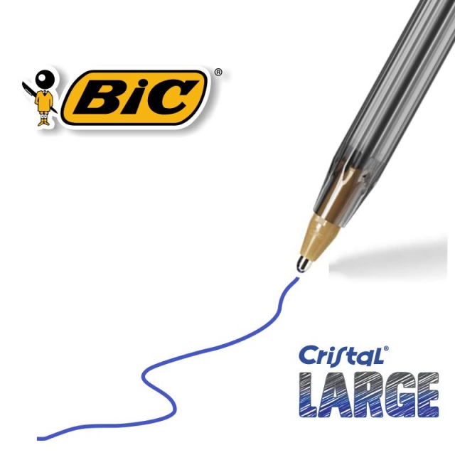 bic 880656 cristal large azul punta gorda