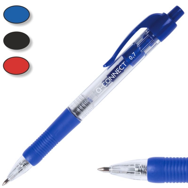 Comprar Boligrafo economico retractil con Clip Qconnect