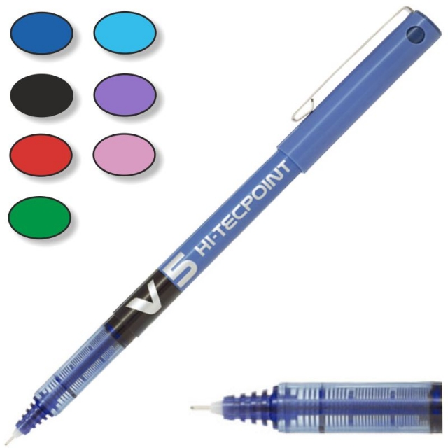 Comprar Pilot V5 tinta líquida, punta aguja, boligrafo Hi-Tecpoint