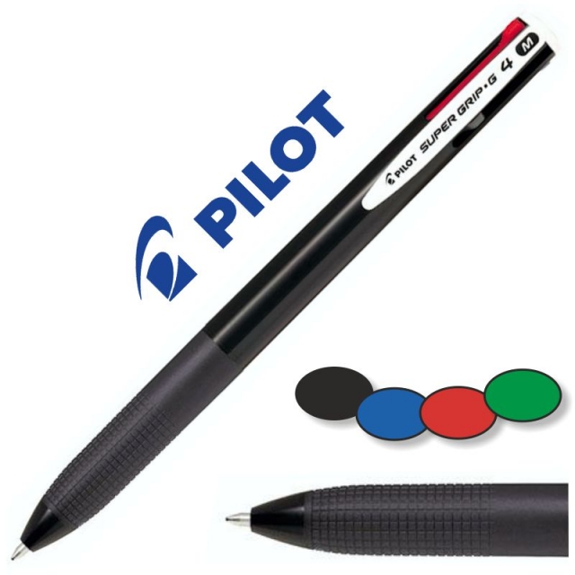 boligrafo pilot supergrip g de 4 colores