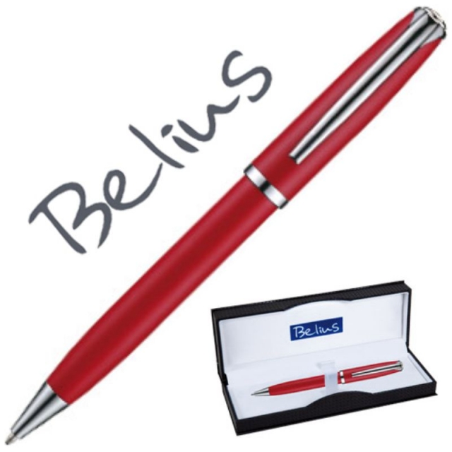 Comprar Boligrafo regalo Belius Vilna Rojo, diseño juvenil