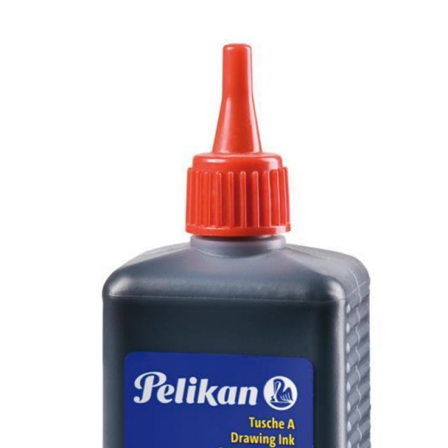 botella de 1 litro de tinta pelikan negro 1000 cc