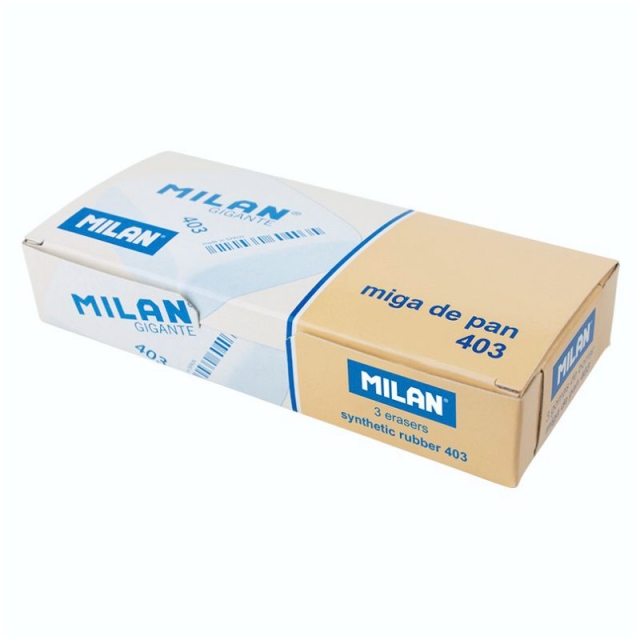 caja 3 gomas de borrar milan 403