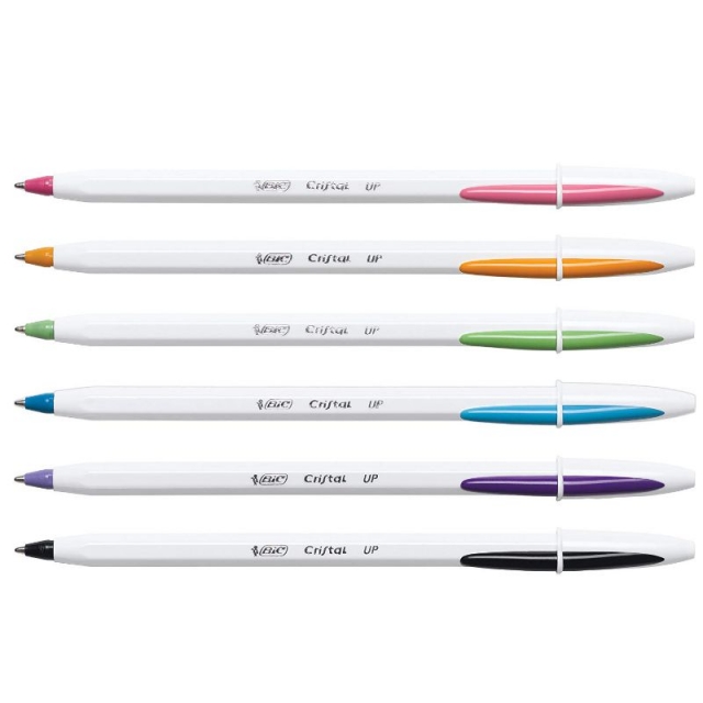 colores boligrafos bic cristal up 949872