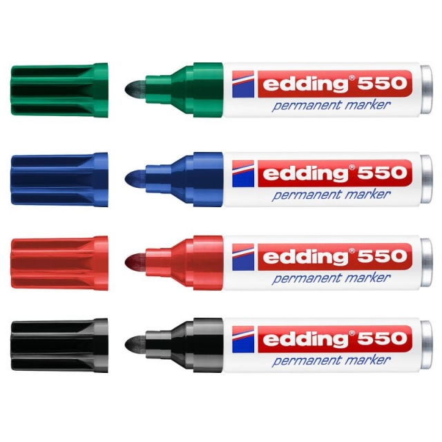 colores edding 550 rotulador permanente grueso