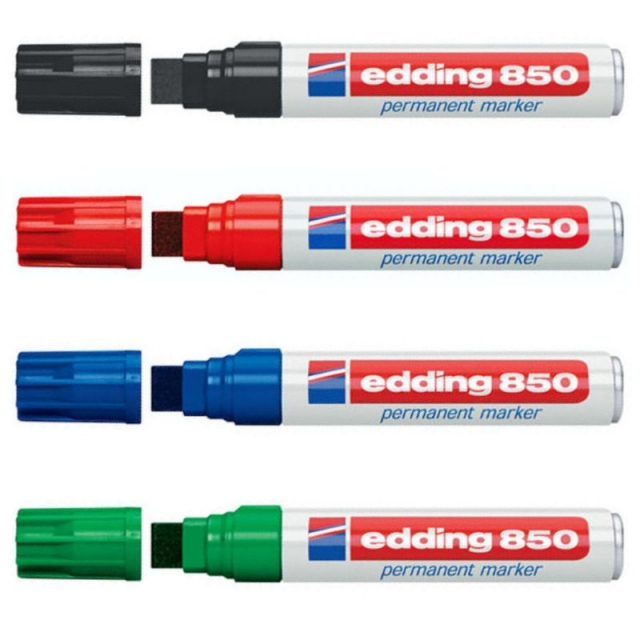 colores edding 850 marcador indeleble gordo