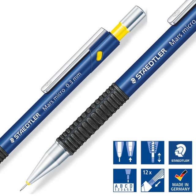 PORTAMINAS STAEDTLER 775 MARS MICRO 0,3 MM - Folder, Líder en papelería