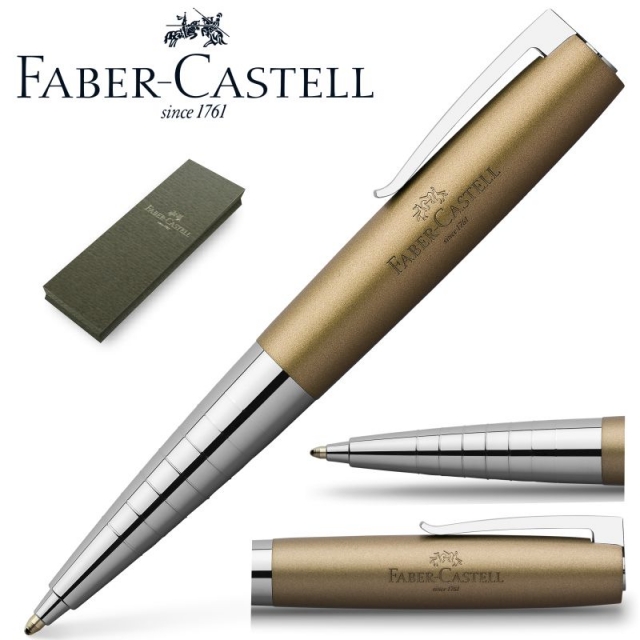 bolgrafo regalo faber castell loom metlic oro do