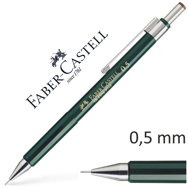 faber castell xf tk fine 0,5mm, portaminas tcnico