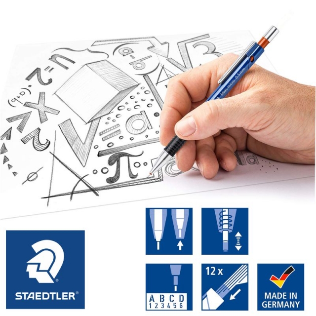 grosores staedtler marsmicro 775 portaminas