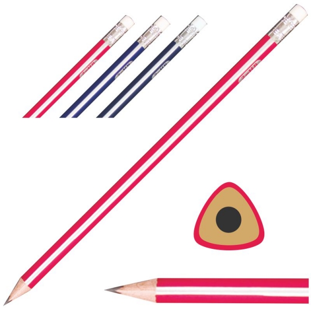 Comprar Lapices con goma triangulares, economicos, Liderpapel