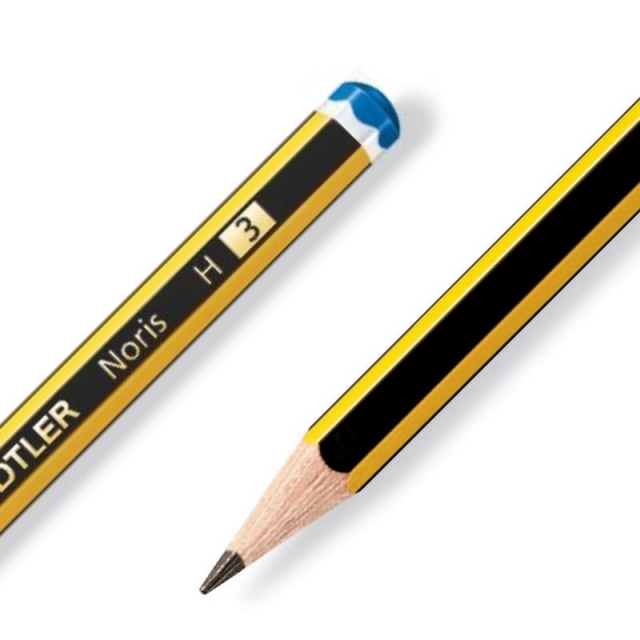 Lapiz Staedtler Noris H - nº 3, Duro, número 3