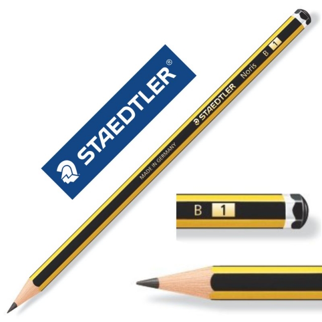 lapices staedtler noris b numero 1 mina blanda