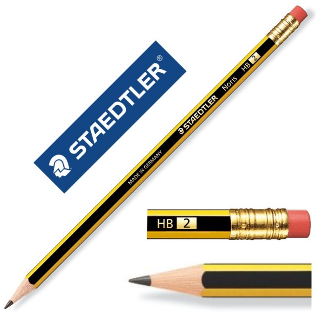 lpices staedtler noris con goma de borrar 122hb