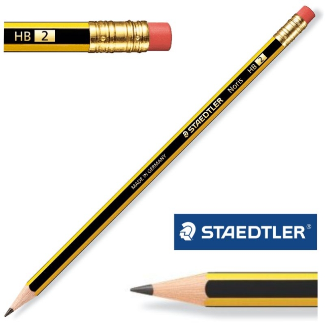 Lápiz Staedtler Noris N°2 HB, caja de 12 unidades