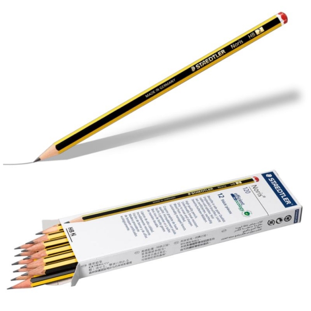 STAEDTLER Noris 122-HB Lapiz Grafito de Madera con goma Ref. 122-HB