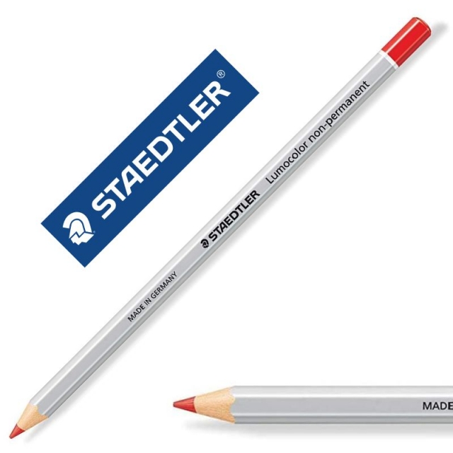 Comprar Lapiz Staedtler 108-2 Lumocolor Omnichrom rojo