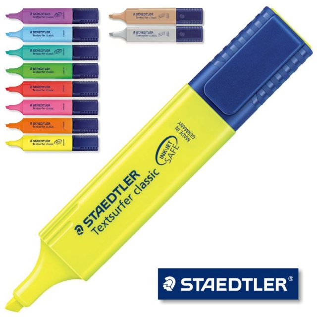 Rotulador fluorescente Staedtler marcador textsurfer classic