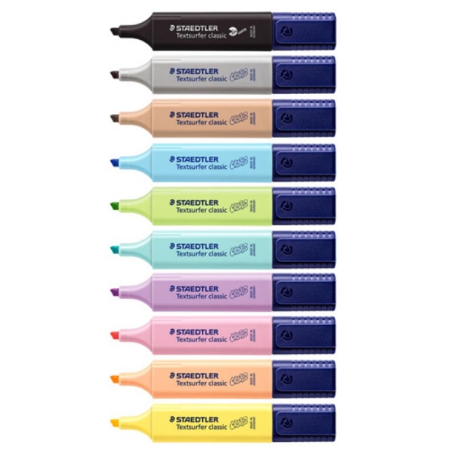marcadores fluorescentes staedtler pastel vintage