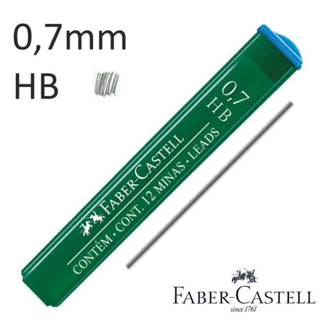 Minas Faber Castell Hb 0.5 Mm X 24 Und