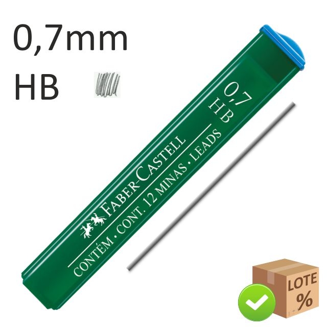 Comprar Minas portaminas 0,7mm HB polímeras económicas Faber-Castell