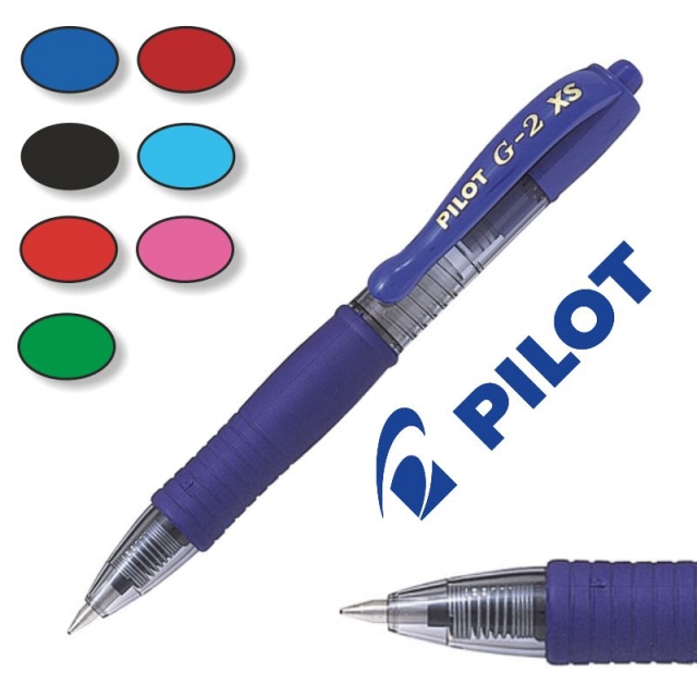 pilot g2 pixie xs, boligrafo bolsillo tinta gel