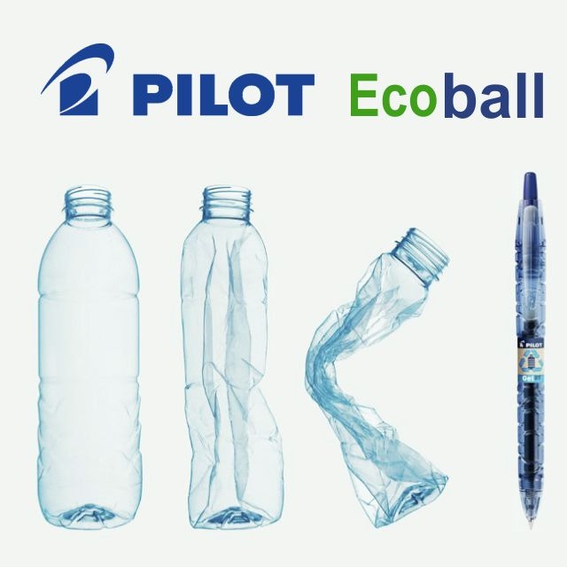 pilot neba boligrafo botellas recicladas