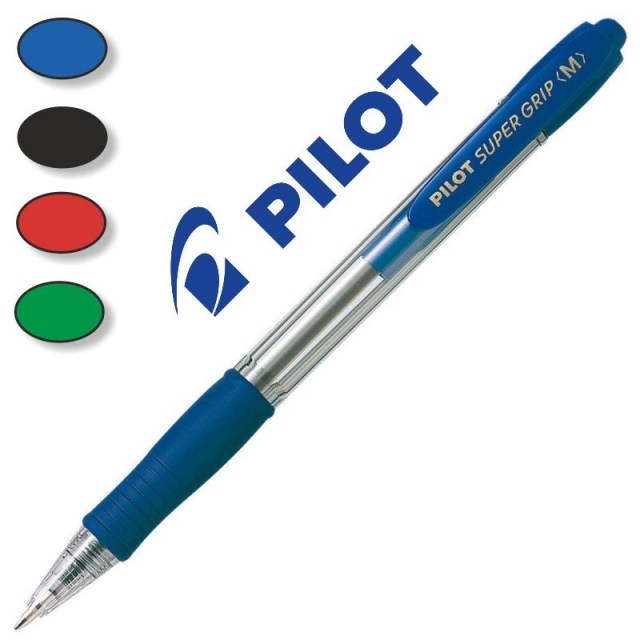 pilot super grip m boligrafo punta de bola