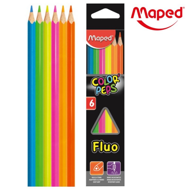 pinturas de madera fluorescentes maped color peps