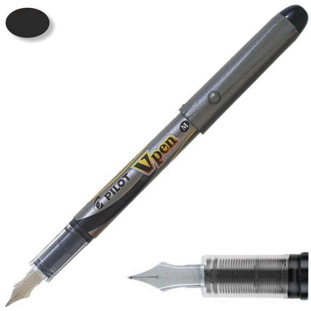 Comprar Pluma Pilot V-pen Silver Gris Negro