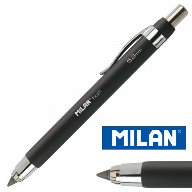 portaminas minas gruesas 52 56 mm milan touch