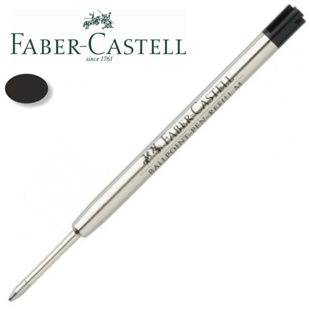 recarga boligrafo faber castell m negro recambio