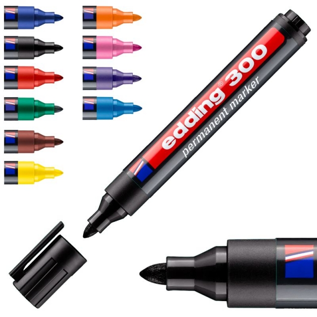 Comprar Rotulador permanente Edding 300 marcador indeleble P redonda