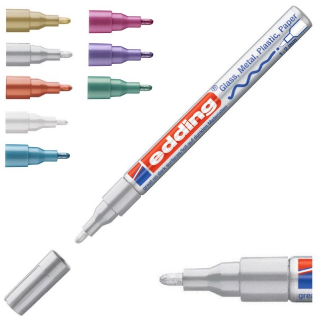 Comprar Rotulador permanente Edding 751 metal metalizado