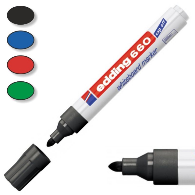 Comprar Rotulador Pizarra blanca edding 660 borrable tipo veleda