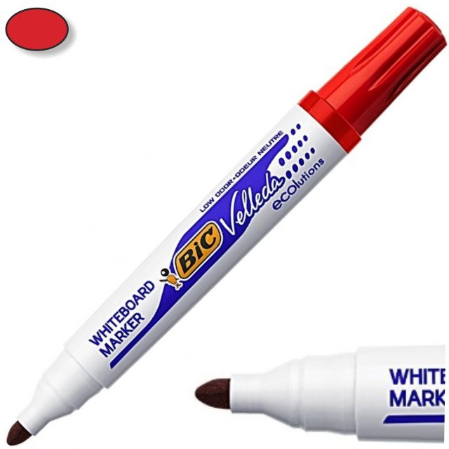 Comprar Rotulador Bic Velleda para pizarra blanca 1701, Rojo