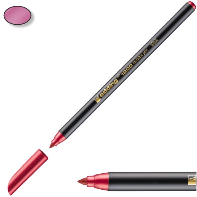 Comprar Rotulador Edding 1200-072 Metalizado Rojo