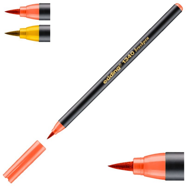 Comprar Edding 1340, Rotulador con punta de pincel, Brushpen al agua