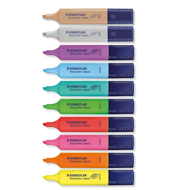 C/10 marcadores fluorescentes menta texsurfer classic pastel - LIBRERIA  DANTE