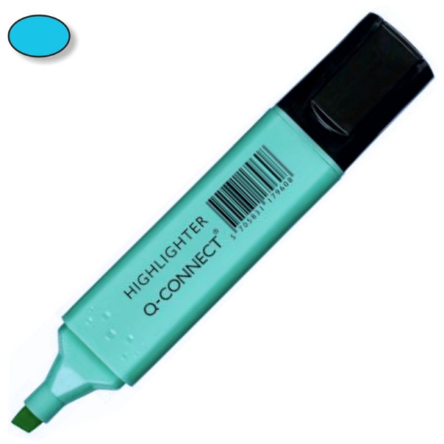 Comprar Rotulador Fluor Pastel Q-connect KF17960 Azul claro
