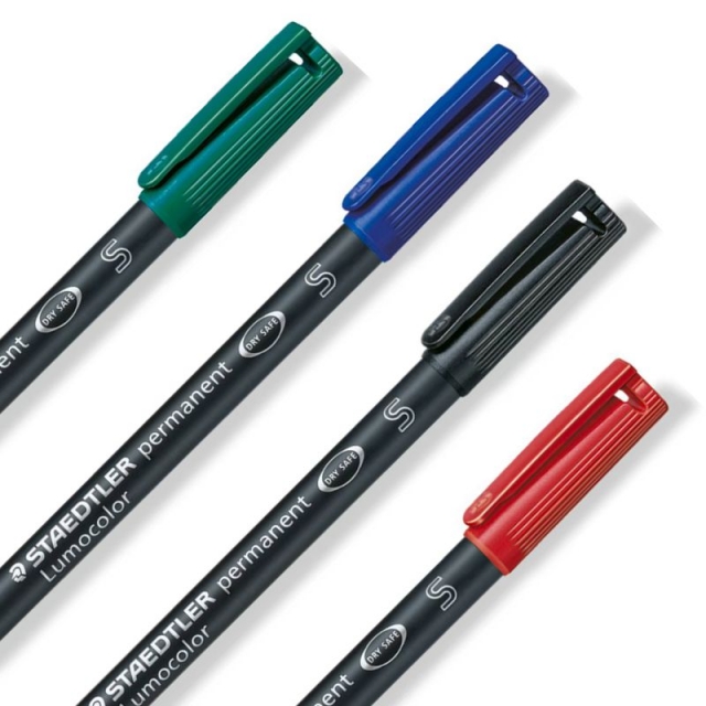 rotulador permanente staedtler lumocolor s