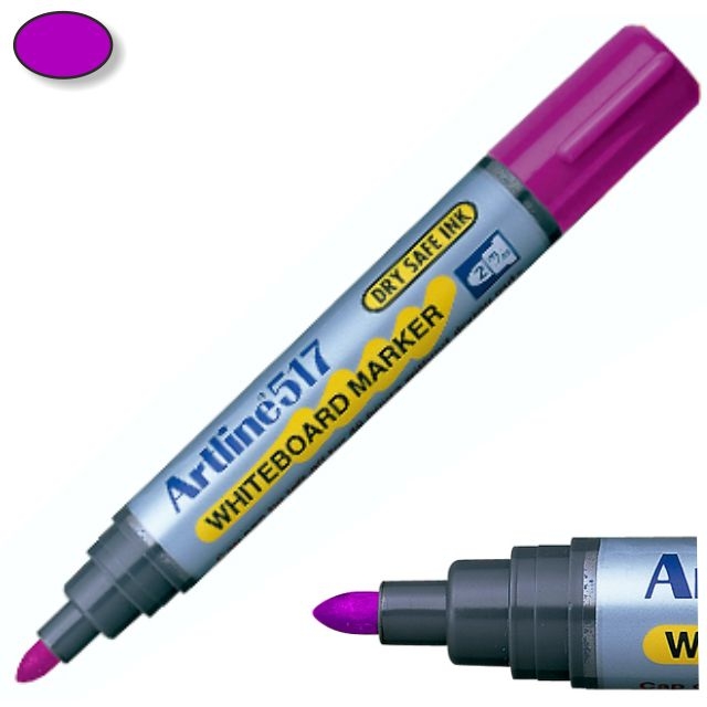 Rotulador pizarra blanca Artline Violeta borrable veleda