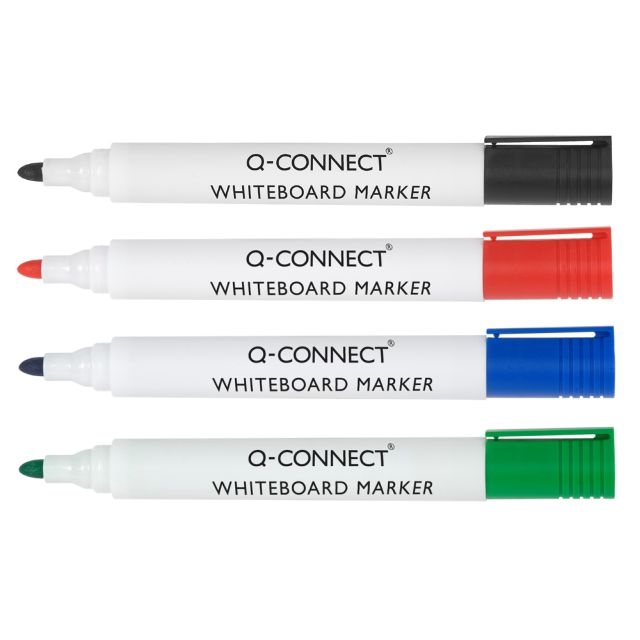 rotuladores q connect pizarra blanca 4 colores