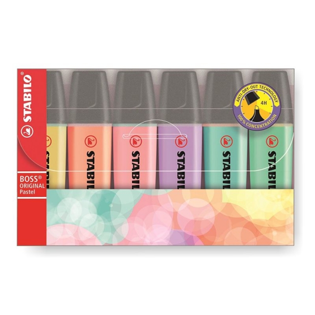 Comprar Rotuladores Stabilo Pastel paquete 6 colores