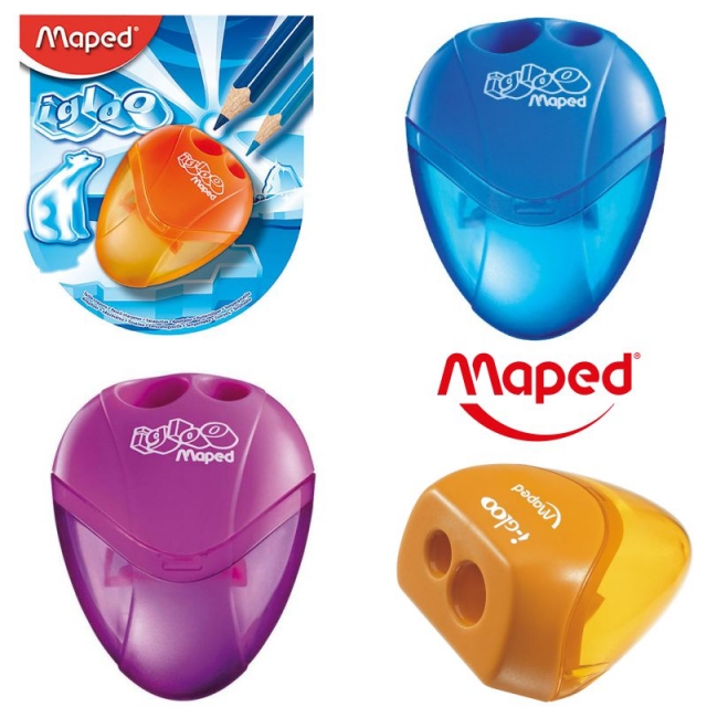 sacapuntas maped igloo doble con cajita