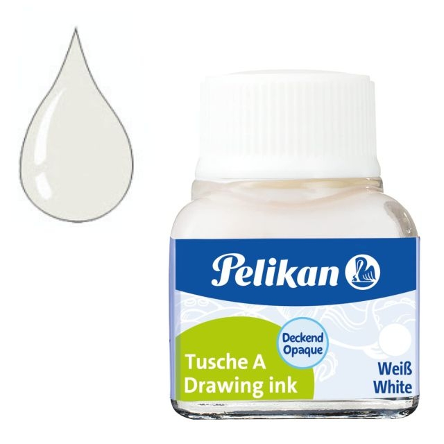 Comprar Tinta China Pelikan 523 - 10ml Blanco - Nº 18